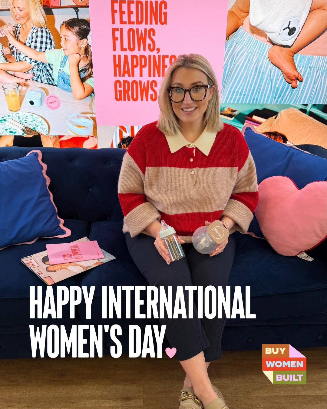 Celebrating International Women's Day: How Pippeta's founder Aimee's Motherhood Journey Created a Revolution in Infant Feeding