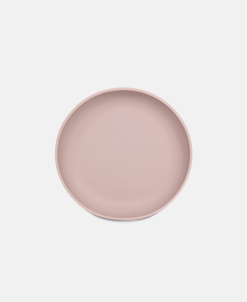 Pink Target Plastic Plates Bpa Free Pippeta Silicone Plate Ash