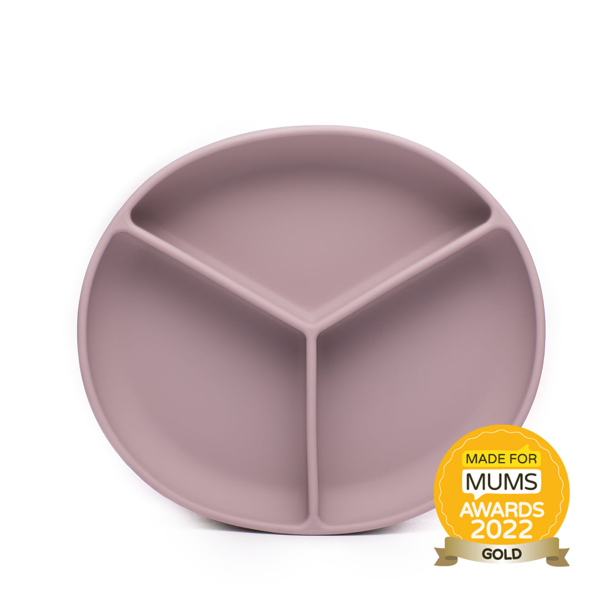 Pippeta Silicone Suction Section Plate | Ash Lilac