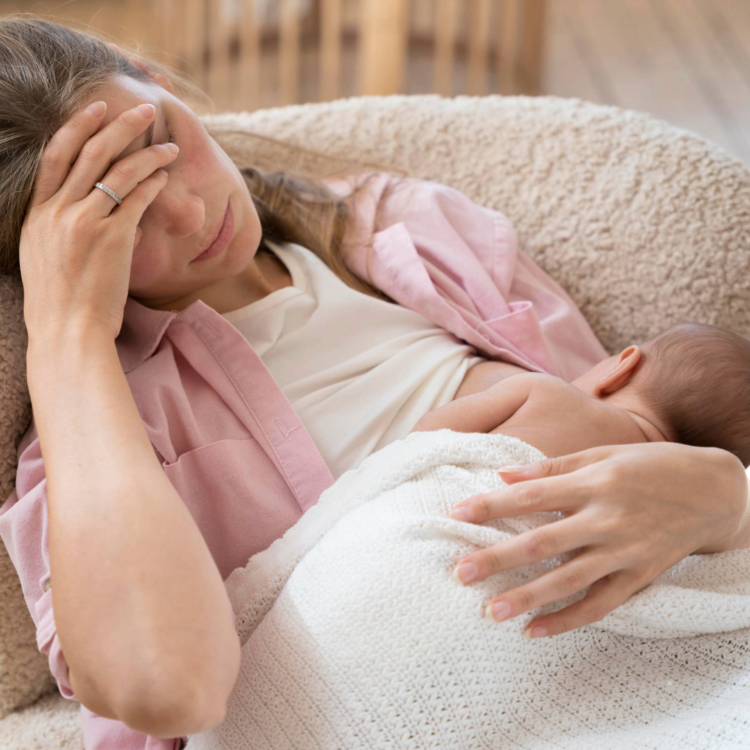 Breastfeeding mother struggling with flu like symptoms