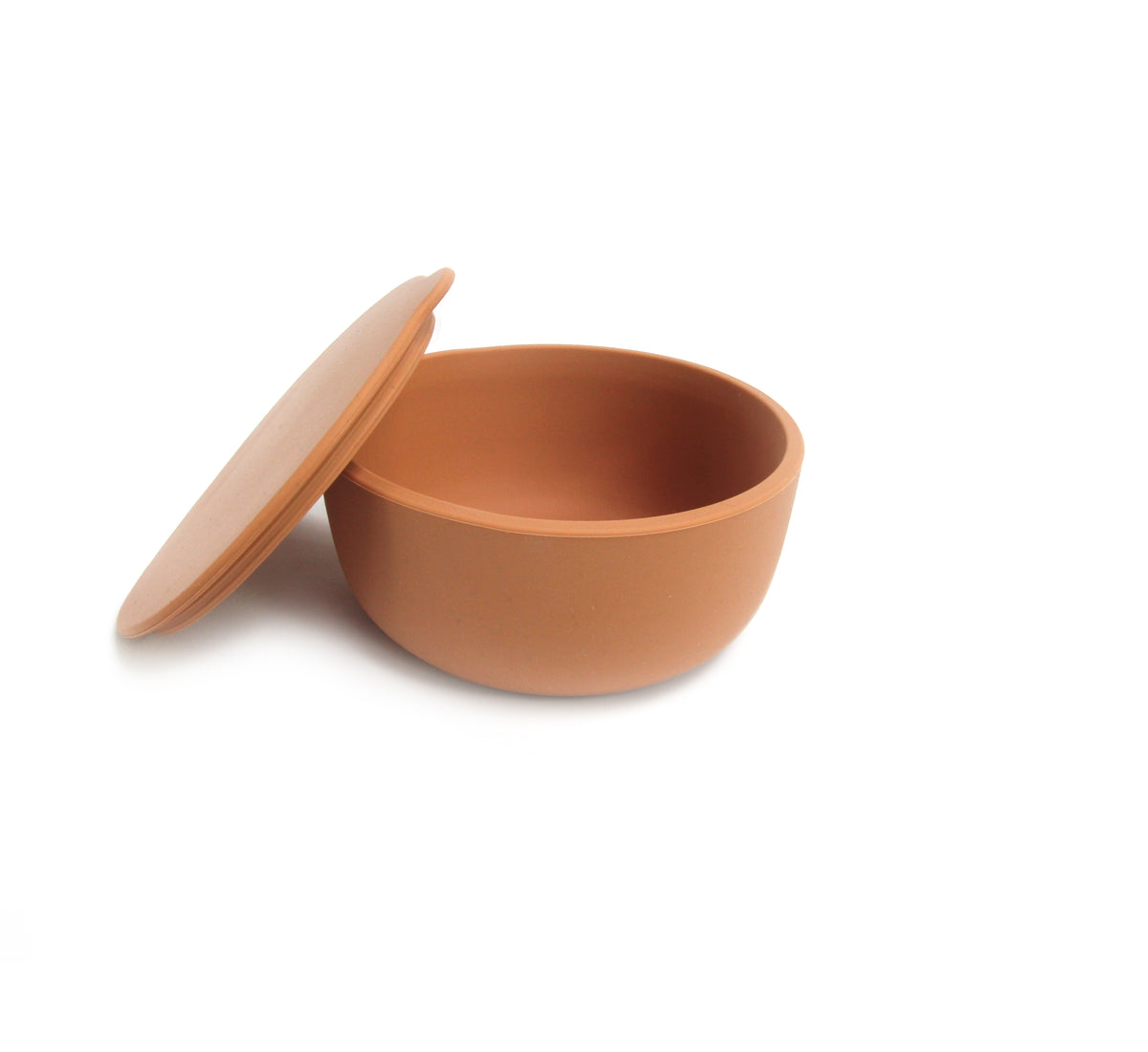 Pippeta Silicone Bowl & Lid | Ginger Rust