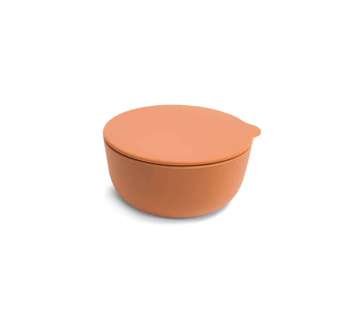 Pippeta Silicone Bowl & Lid | Ginger Rust