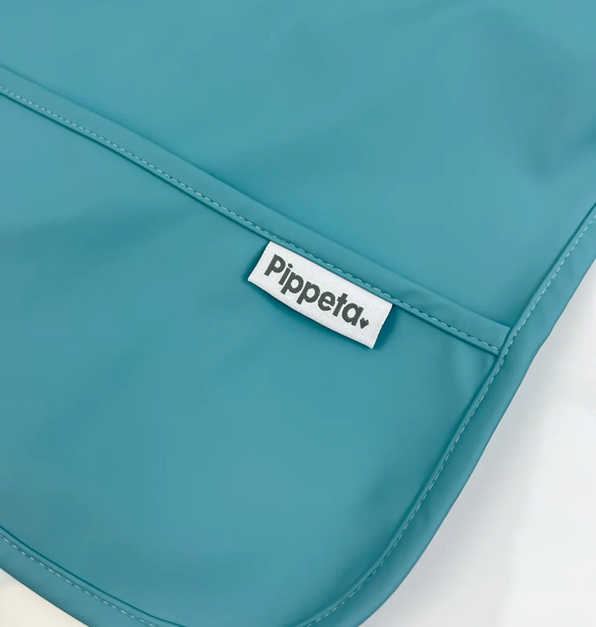 Waterproof Cape Sleeved Bib | Aqua Blue