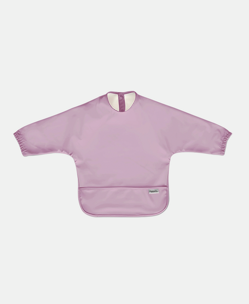 Waterproof Cape Sleeved Bib | Lilac