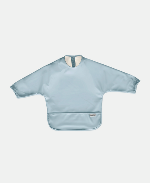 Waterproof Cape Sleeved Bib | Sea Salt