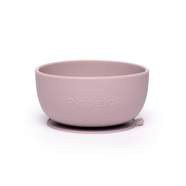 Pippeta Silicone Suction Bowl | Ash Lilac