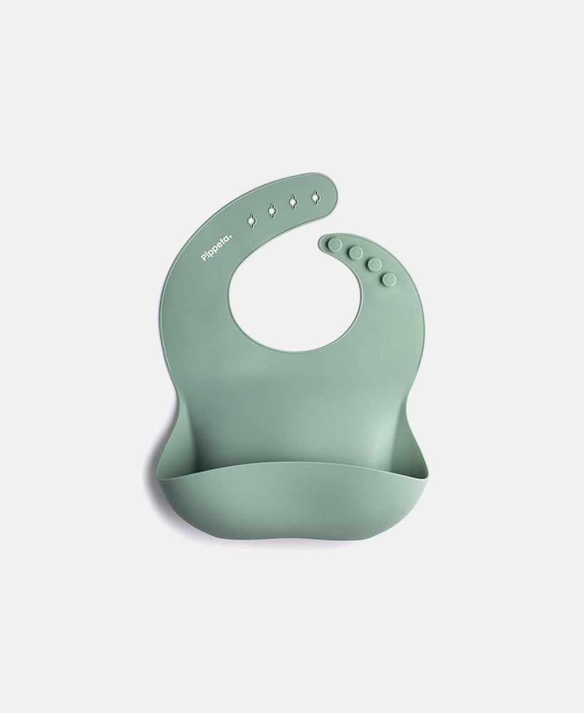 Pippeta Silicone Bib | Meadow Green