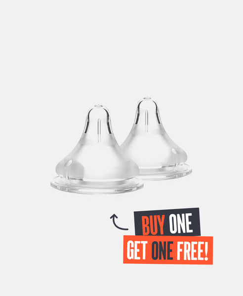 Bottle Teats 2 Pack - Medium Flow