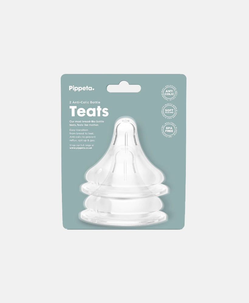 Bottle Teats 2 Pack - Medium Flow