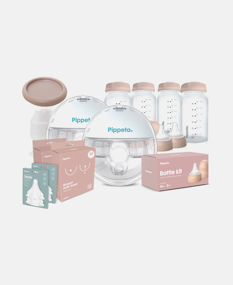 Pippeta Compact Feeding Bundle | Ash Rose