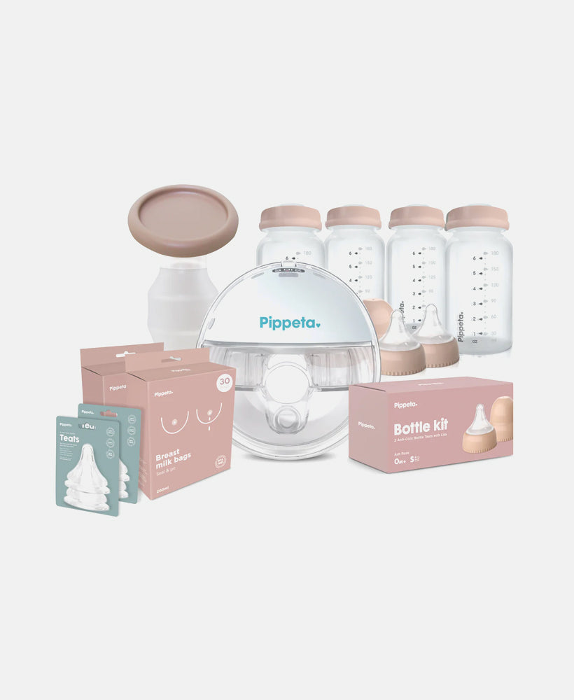 Pippeta Compact Feeding Bundle | Ash Rose