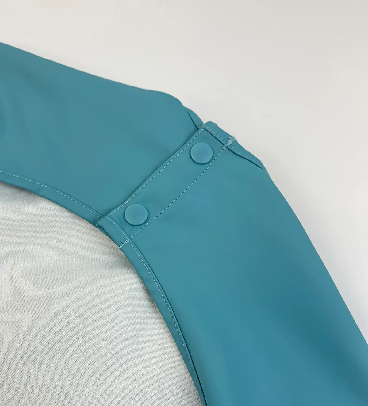 Waterproof Cape Sleeved Bib | Aqua Blue