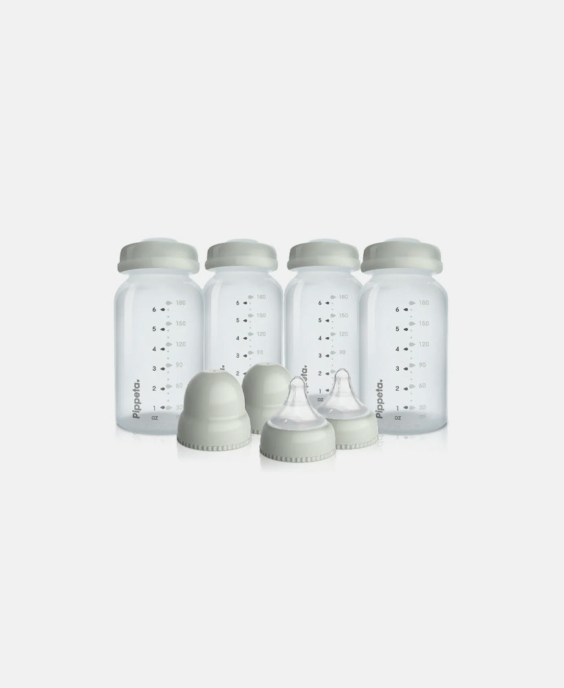 Pippeta LED Hands Free Wearable Breast Pump Feeding Bundle | Sea Salt