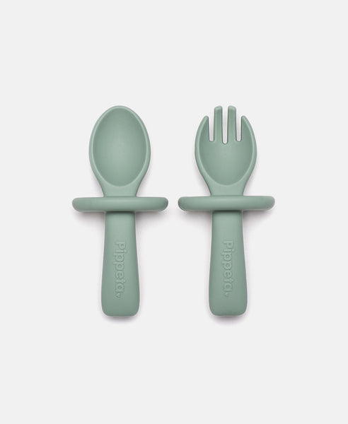 My 1st Spoon + Fork | MEADOW GREEN