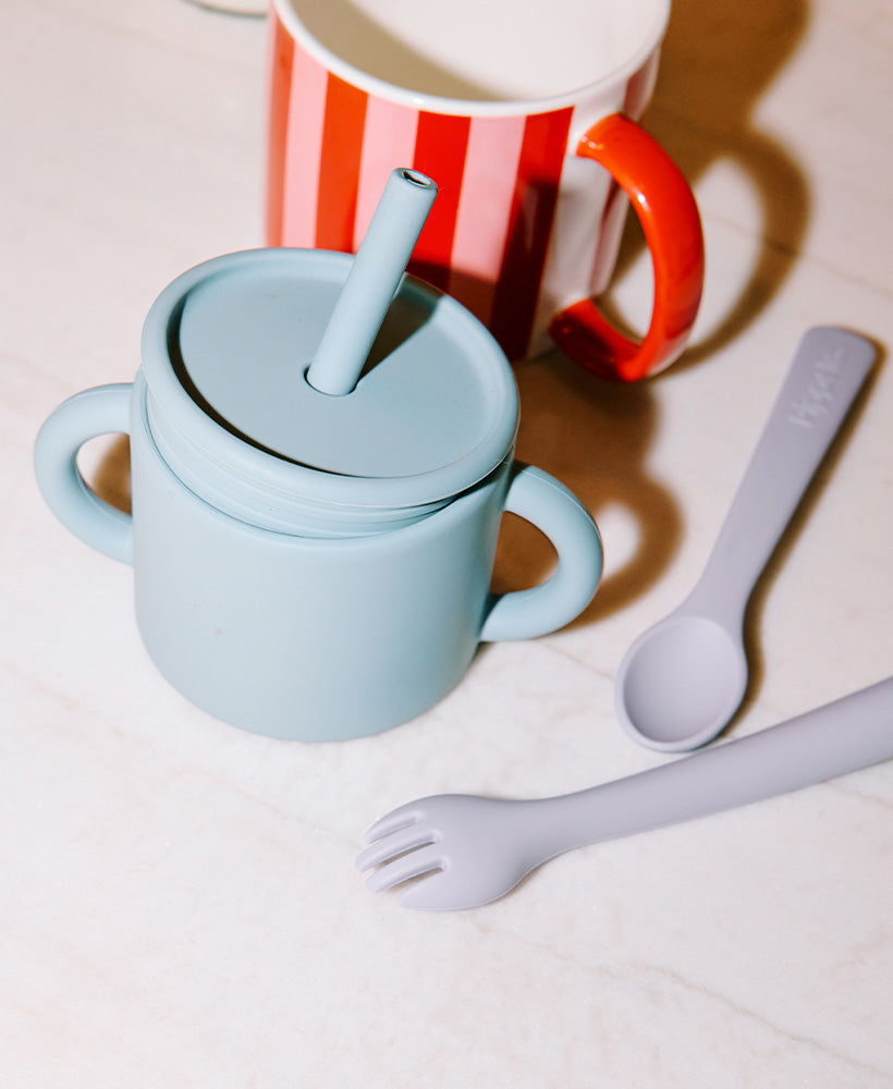 Pippeta Silicone Spoon & Fork | Lilac