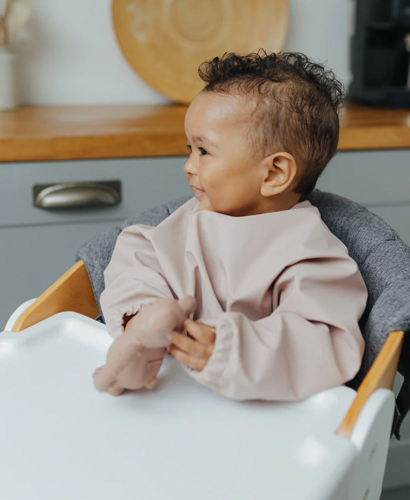 Waterproof Cape Sleeved Bib | Ash Rose