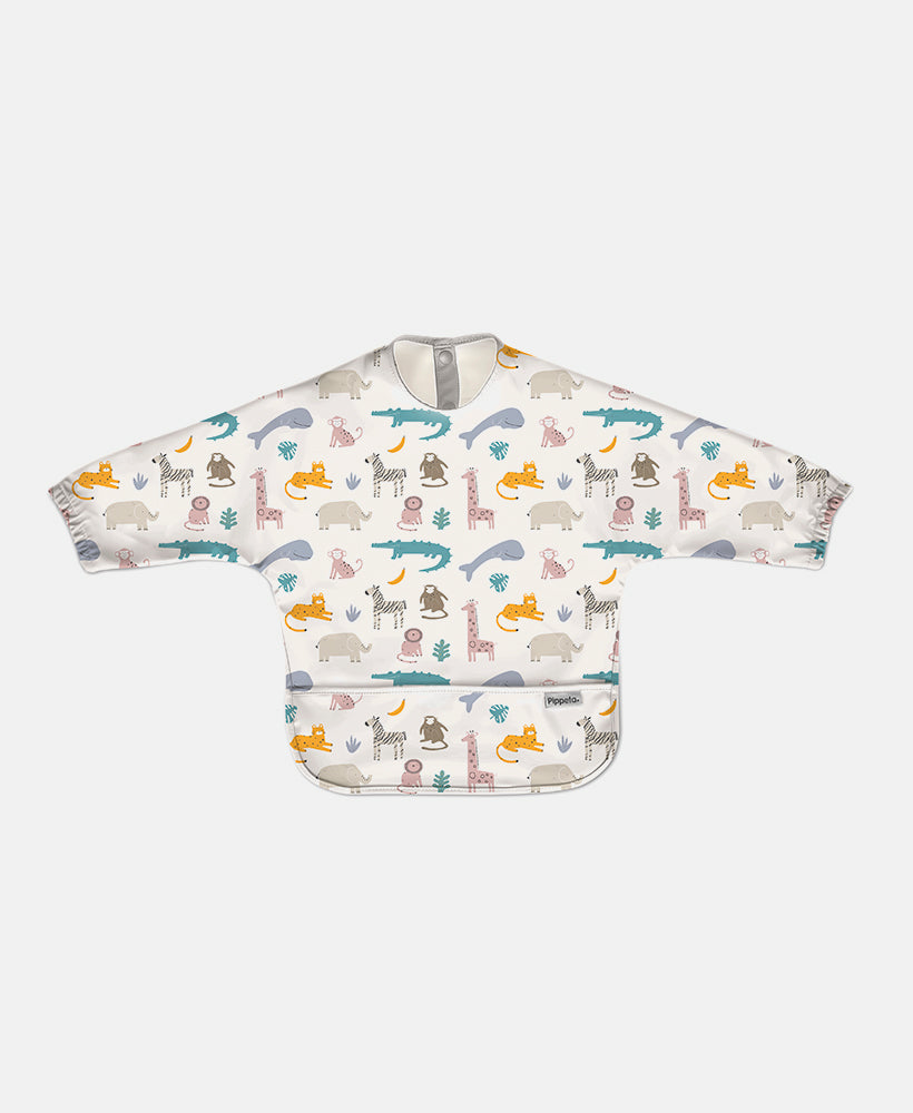 Waterproof Cape Sleeved Bib | Safari