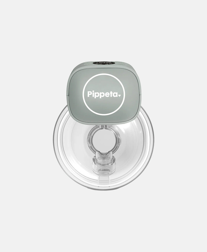 Pippeta LED Wearable Hands Free Breast Pump | Sea Salt