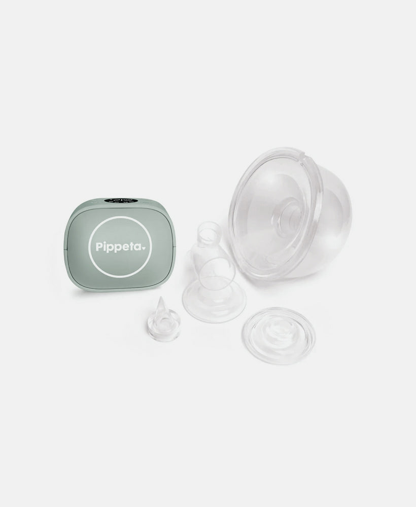 Pippeta LED Wearable Hands Free Breast Pump | Sea Salt