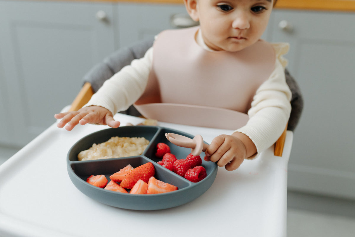 My 1st Spoon + Fork | Smokey Blue