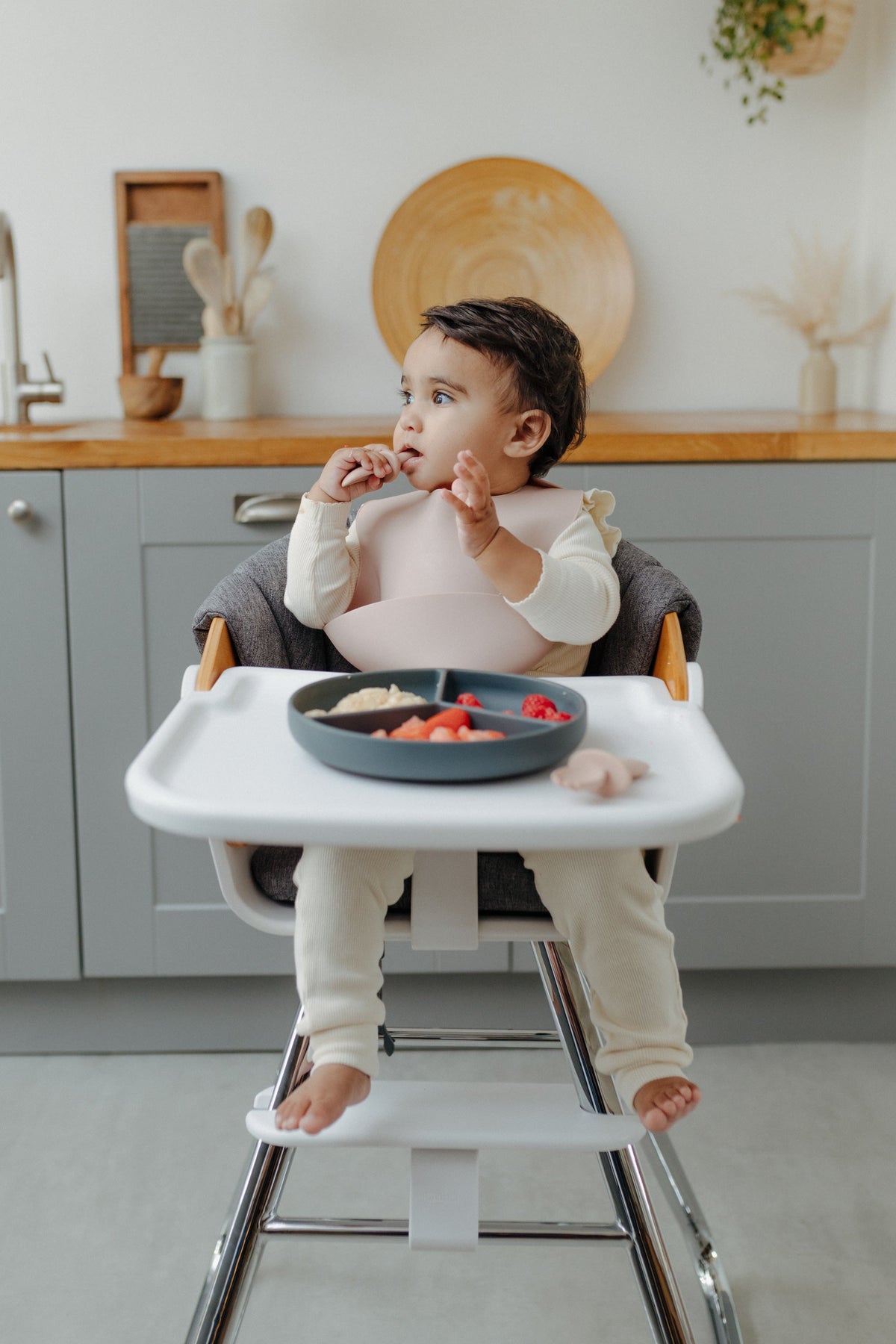 My 1st Spoon + Fork | Smokey Blue