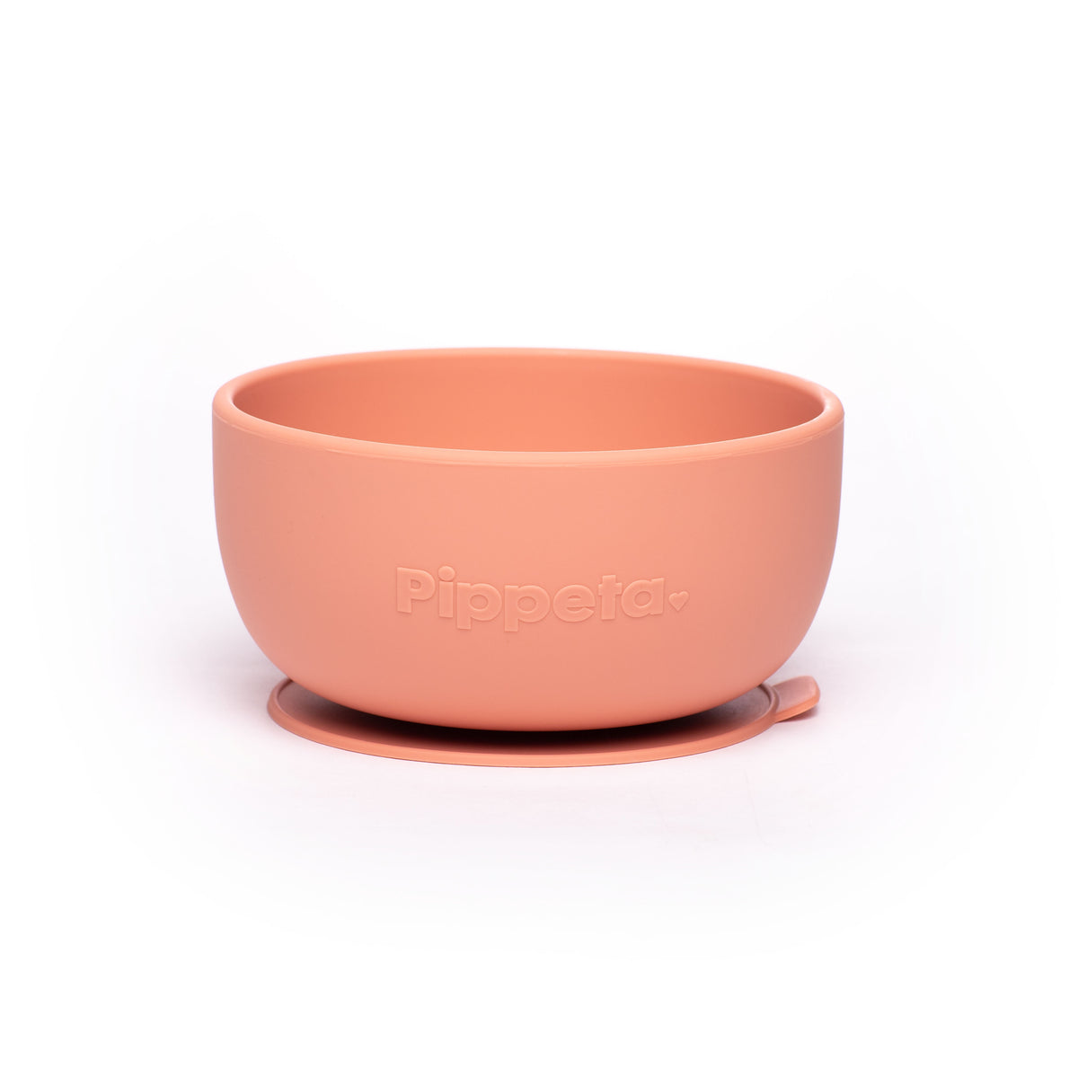Pippeta Silicone Suction Bowl | Coral Pink