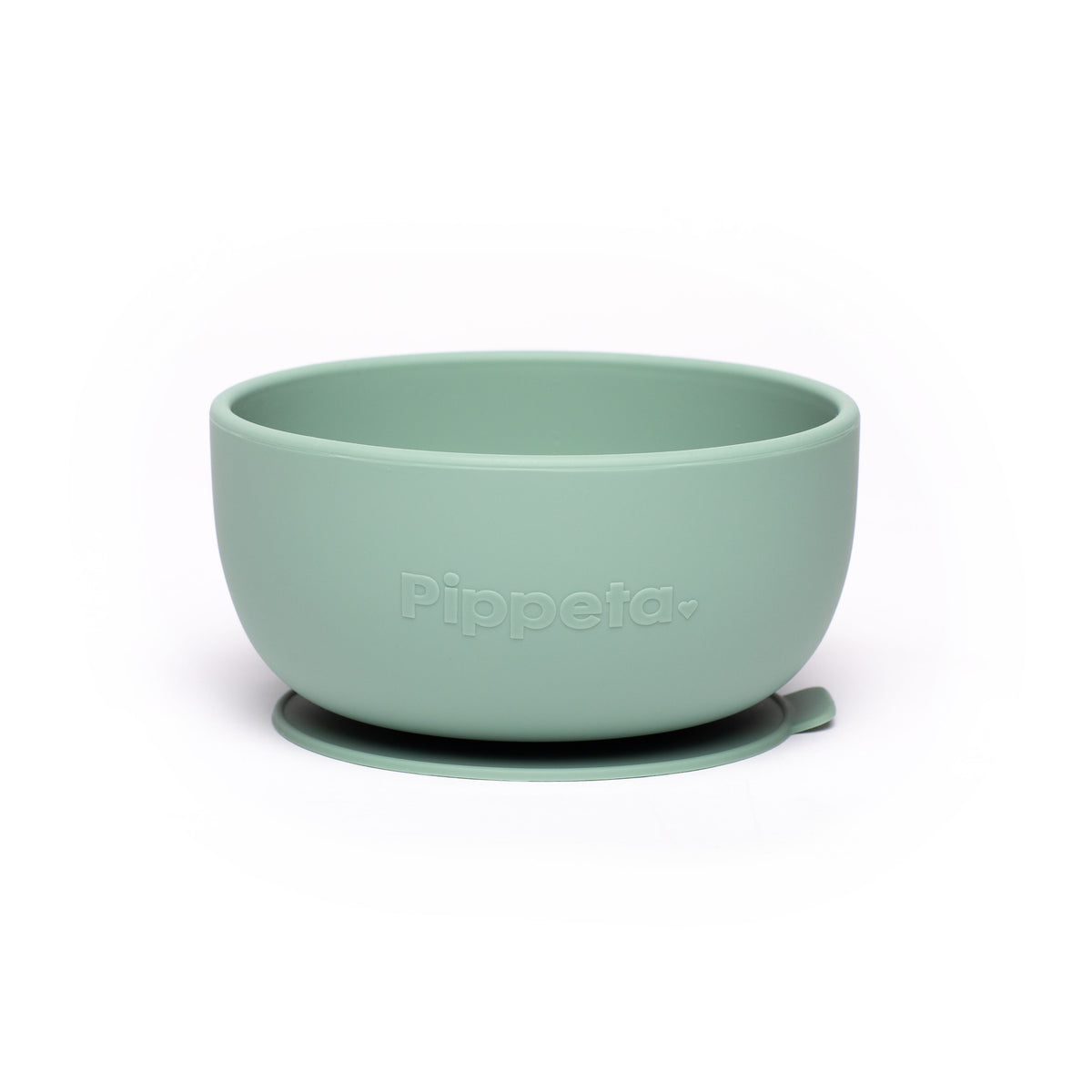 Pippeta Silicone Suction Bowl | Meadow Green