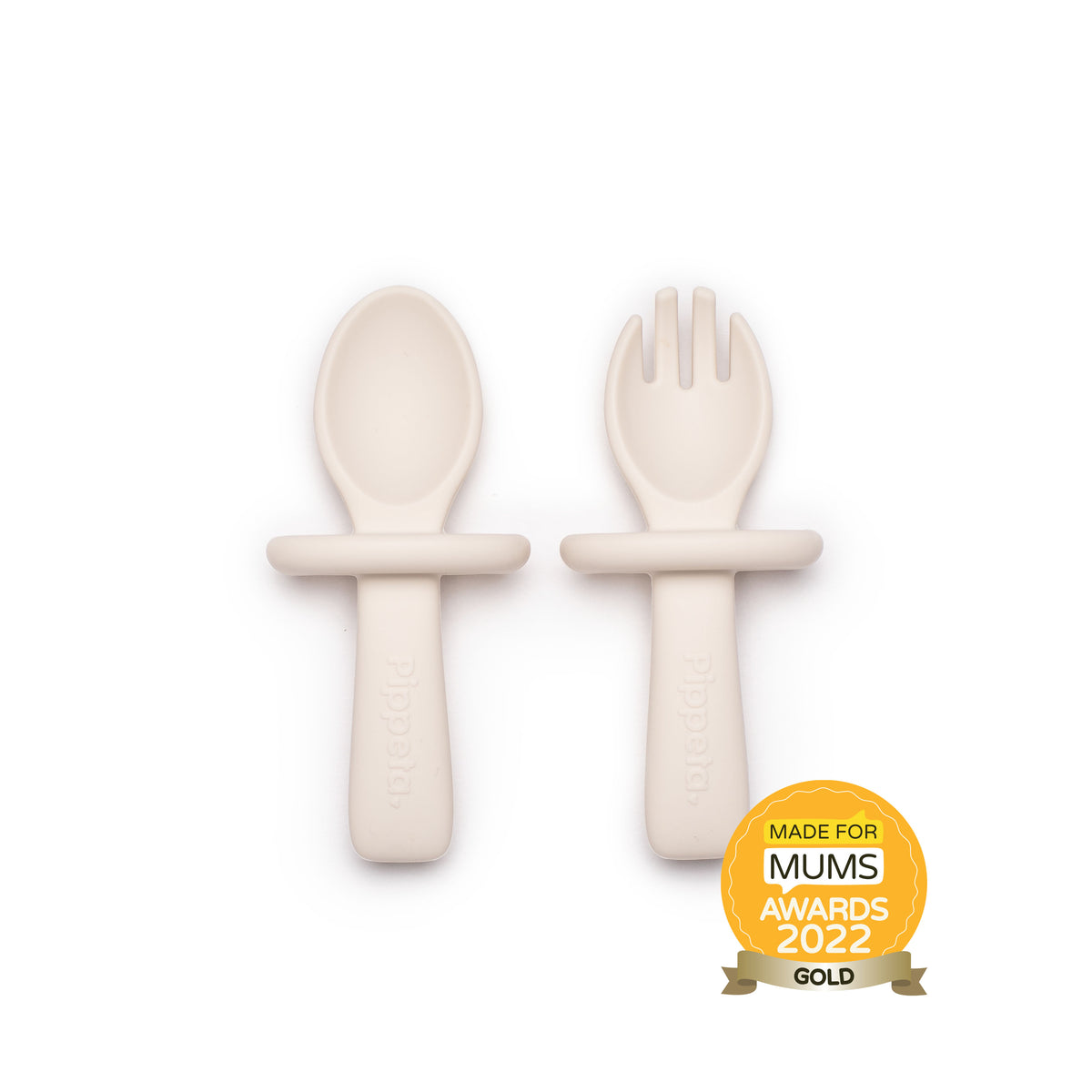 My 1st Spoon + Fork | CLOUD WHITE