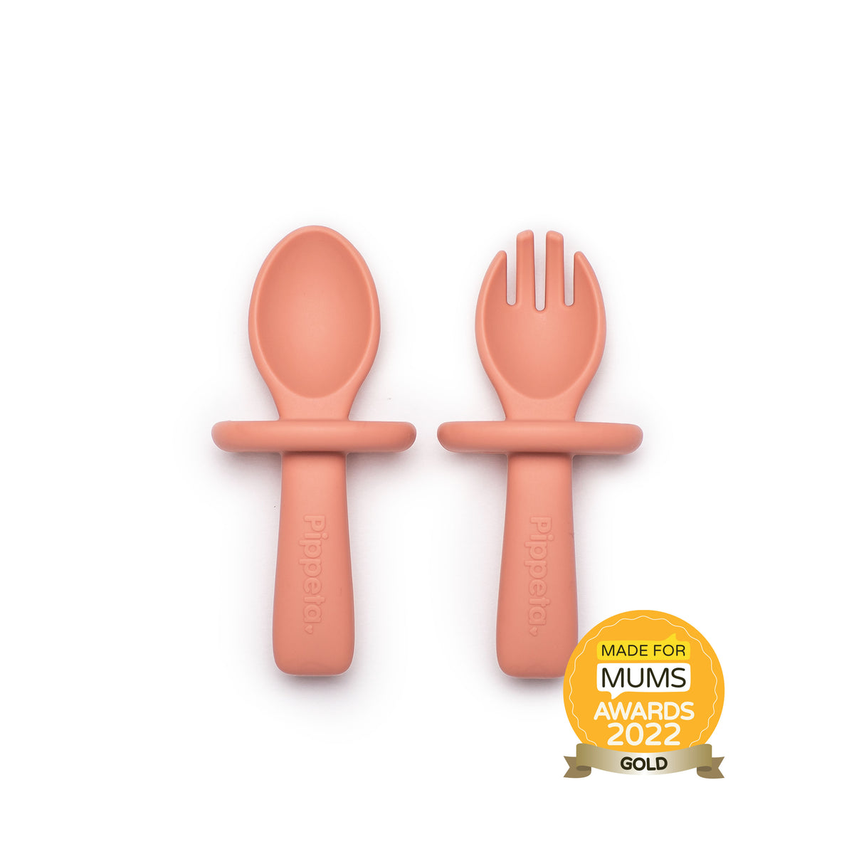 My 1st Spoon + Fork | CORAL PINK