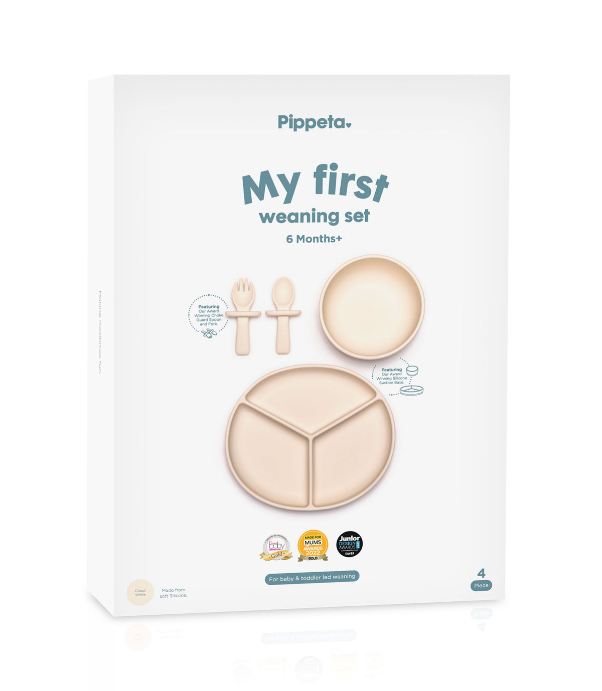 Pippeta My 1st Weaning Set | Cloud White