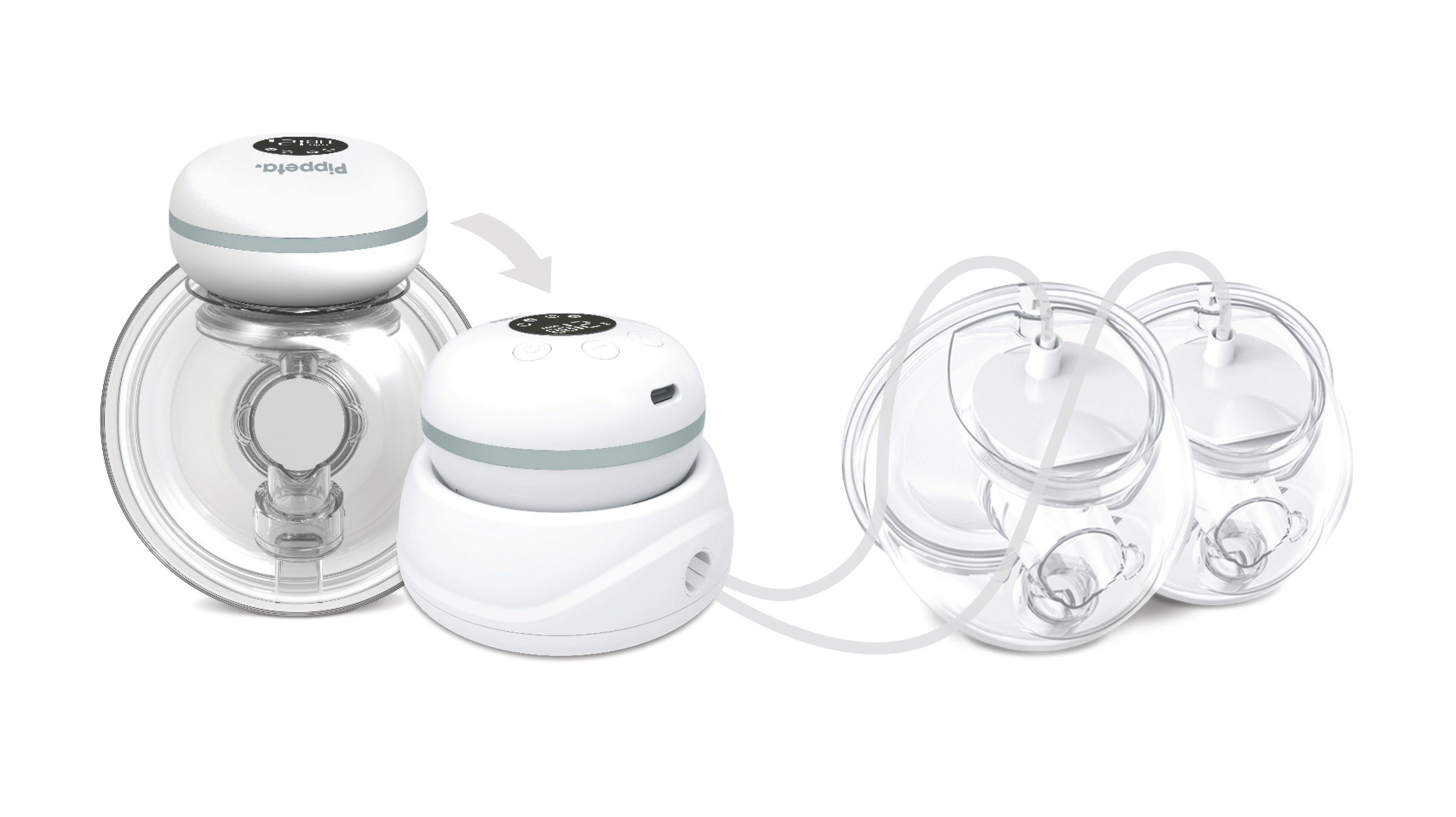 Pippeta Classic LED Dual Hands Free Breastpump