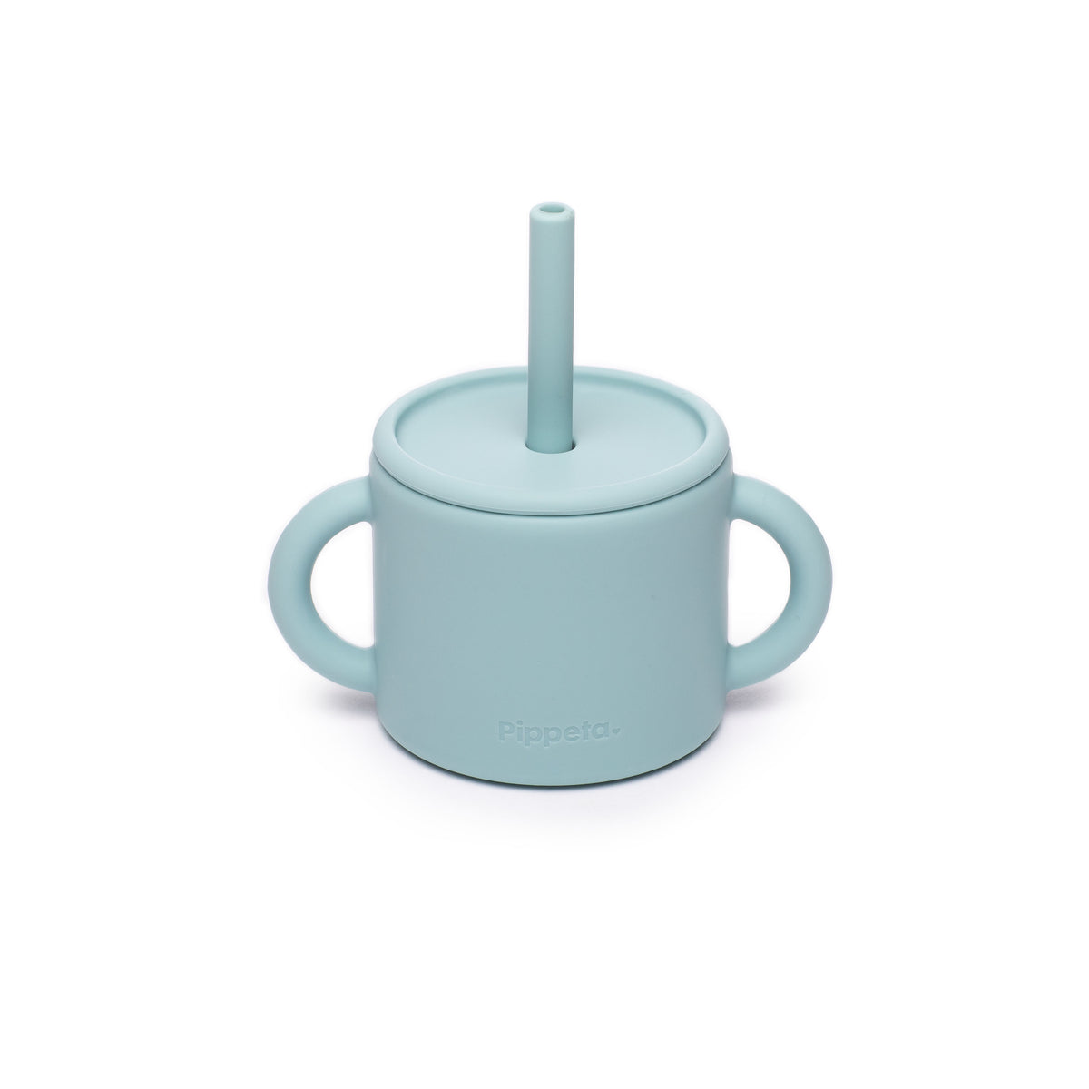 Pippeta Silicone Cup & Straw | Sky Blue