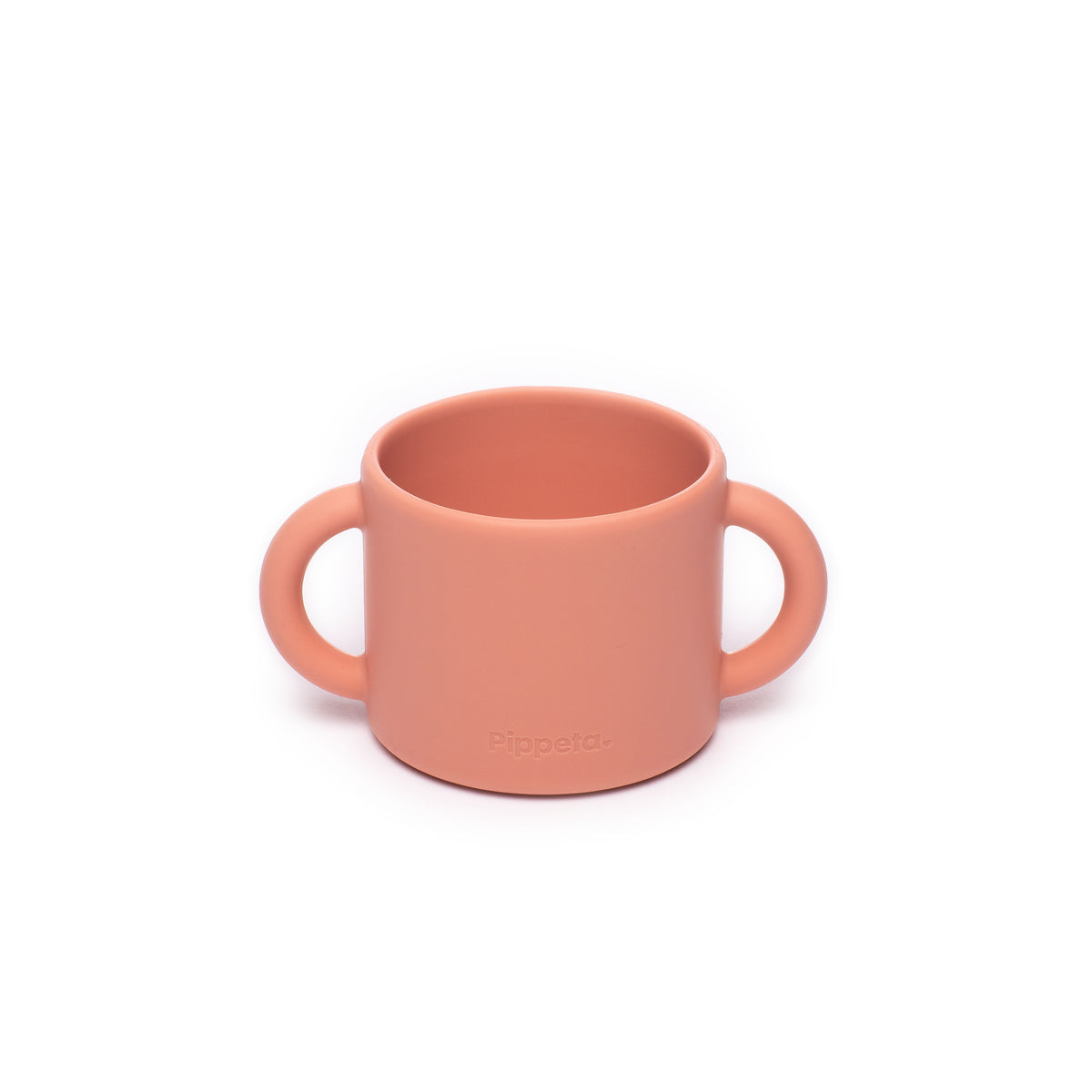 Pippeta Silicone Cup & Straw | Coral Pink