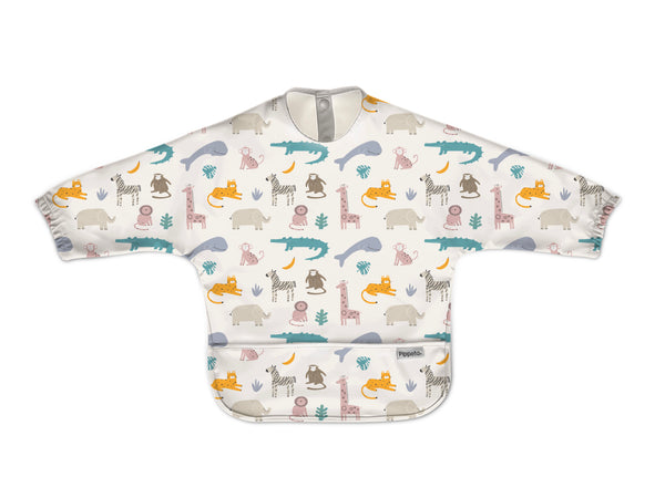 Waterproof Cape Sleeved Bib | Safari